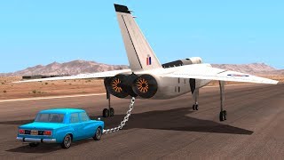 FLYVER MED BIL! // BeamNG.drive [Dansk]