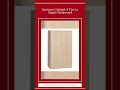 Systems Cabinet 4 Tier in Maple Melawood