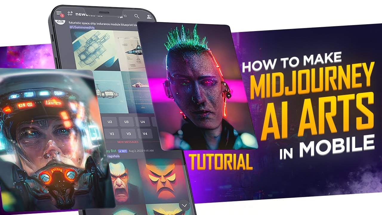 How To Use Midjourney Ai in Mobile? Make Amazing Arts With Mobile ...