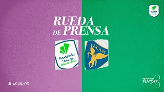 Rueda de Prensa Post Partido. Semifinales Unicaja vs. UCAM Murcia