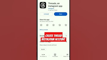 Create thread Instagram account #youtube #shortvideo #thread #instagram