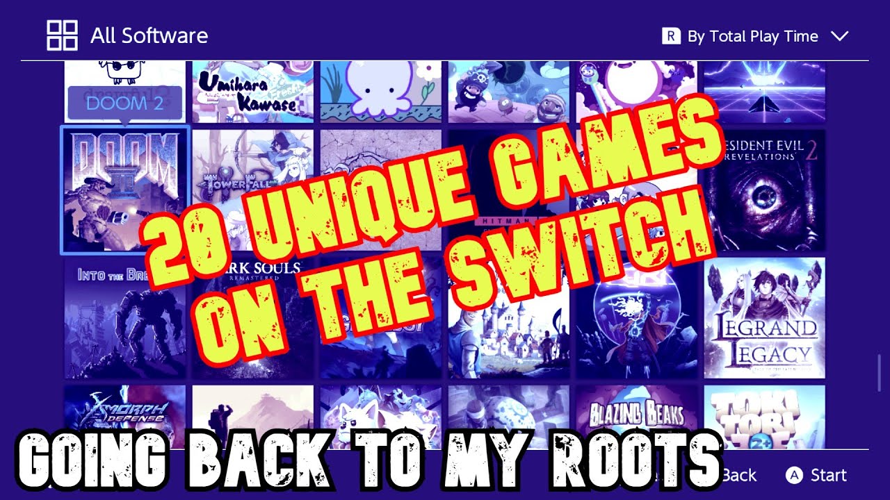 20 Unique Games on the Nintendo Switch - YouTube