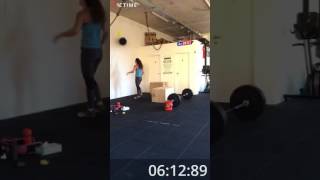 Croatian Throwdown 2016 WOD 1 Maeva Todeschini