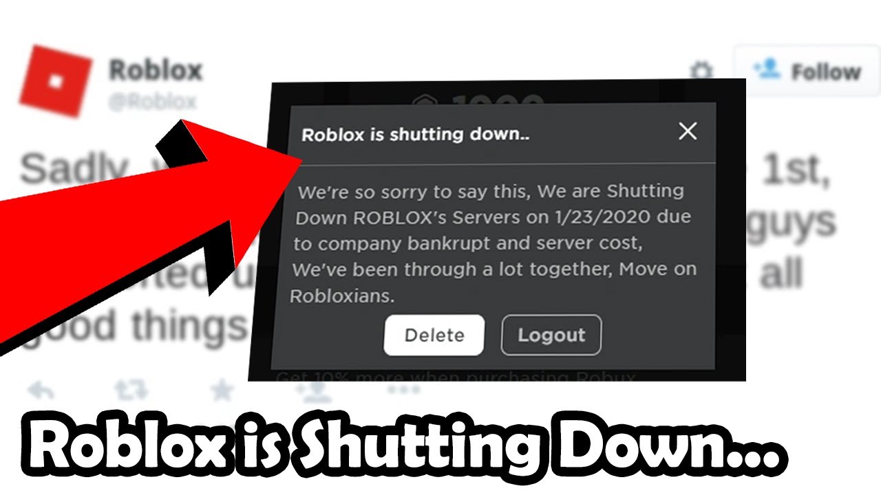 5 Reasons Why Roblox Is Shutting Down! YouTube