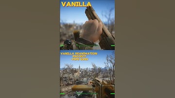 Fallout 4 Pipe Submachine Gun Comparison : Vanilla vs Modded