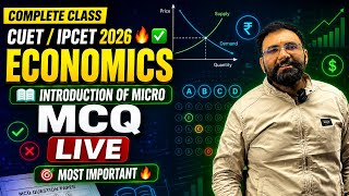Micro Economics Introduction 💥 + MCQ Practice | CUET 2026