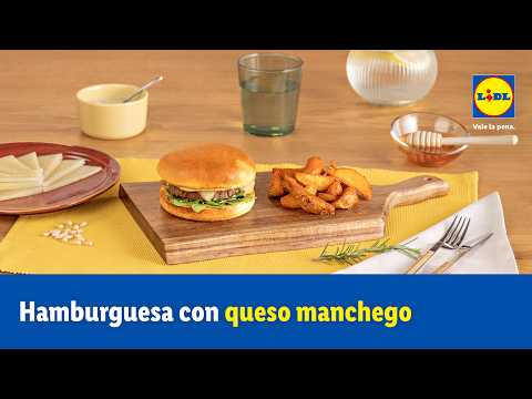 Hamburguesa con queso manchego 🍔 | Recetas de carne | Lidl España