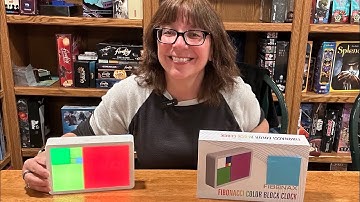 Fibonacci Color Block Clock - like solving a puzzle to tell time. Impressed your friends!