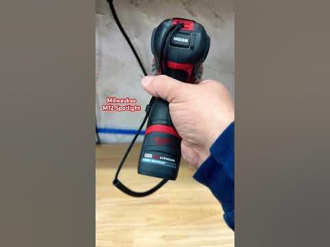 @MilwaukeeTool M12 Spotlight. Includes high/low power modes and also