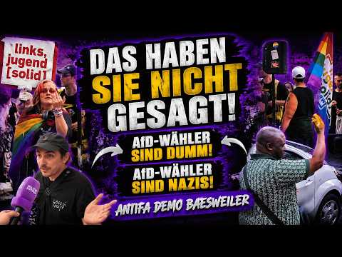 That was UNBELIEVABLE Antifa demo Baesweiler