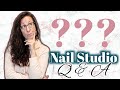 NAIL STUDIO Q & A | JAN 2021| answering questions sent to me on instagram