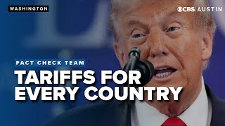 Why has the US put tariffs on nearly every country