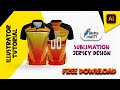 Sports Jersey Design | Adobe Illustrator | Tutorial | Sublimation Printing