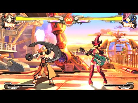 May vs I-No (Hardest AI) - Guilty Gear Xrd Rev 2