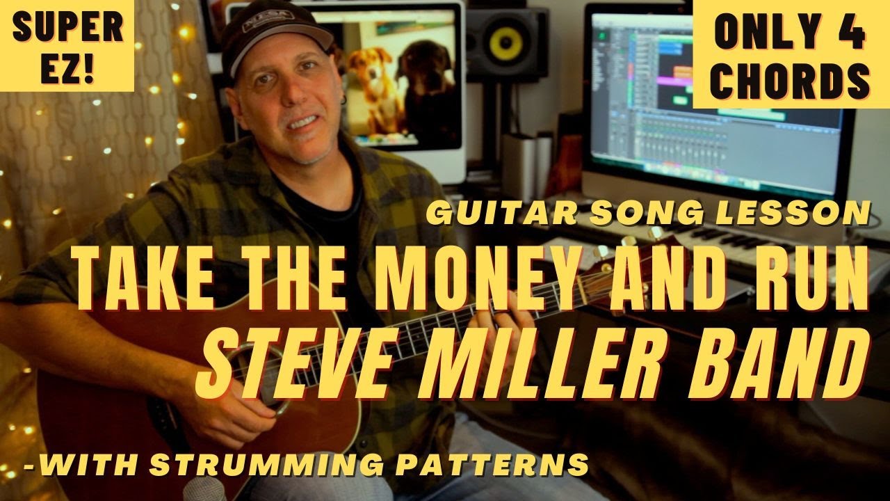 Steve Miller Band Take The Money And Run Guitar Song Lesson Easy Steve miller band take the money and run guitar song lesson easy