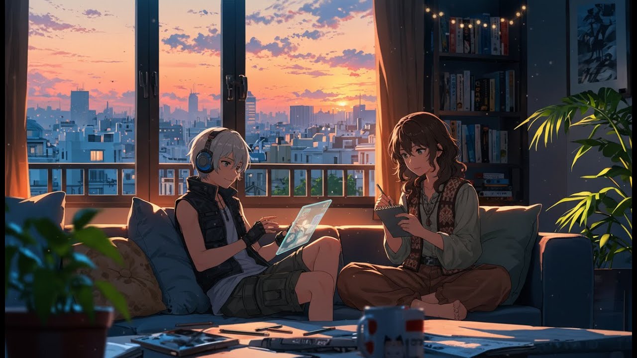 Cozy Library – Study Lofi Beats