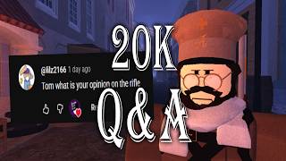 20k subscriber Q&A | G&B