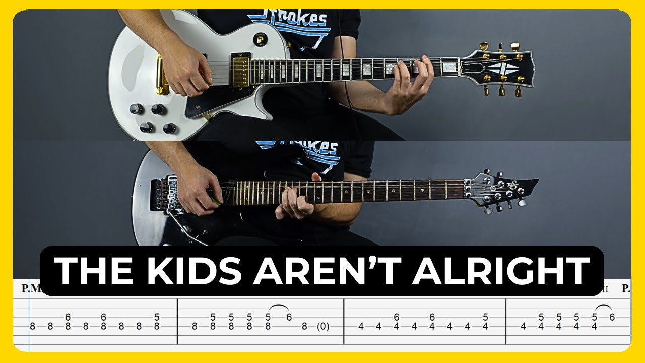 The Kids Aren't Alright - The Offspring | Tabs | Guitar Lesson | Cover | Tutorial | All Guitar Parts