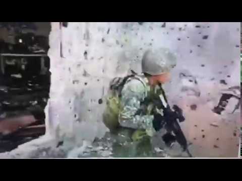 PH Marines Dancing Baby Shark while in Operation in MARAWI