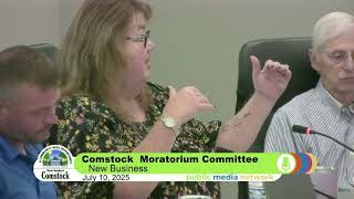Comstock Charter Township - July 10, 2025 Comstock Township Moratorium Committee Meeting Highlights