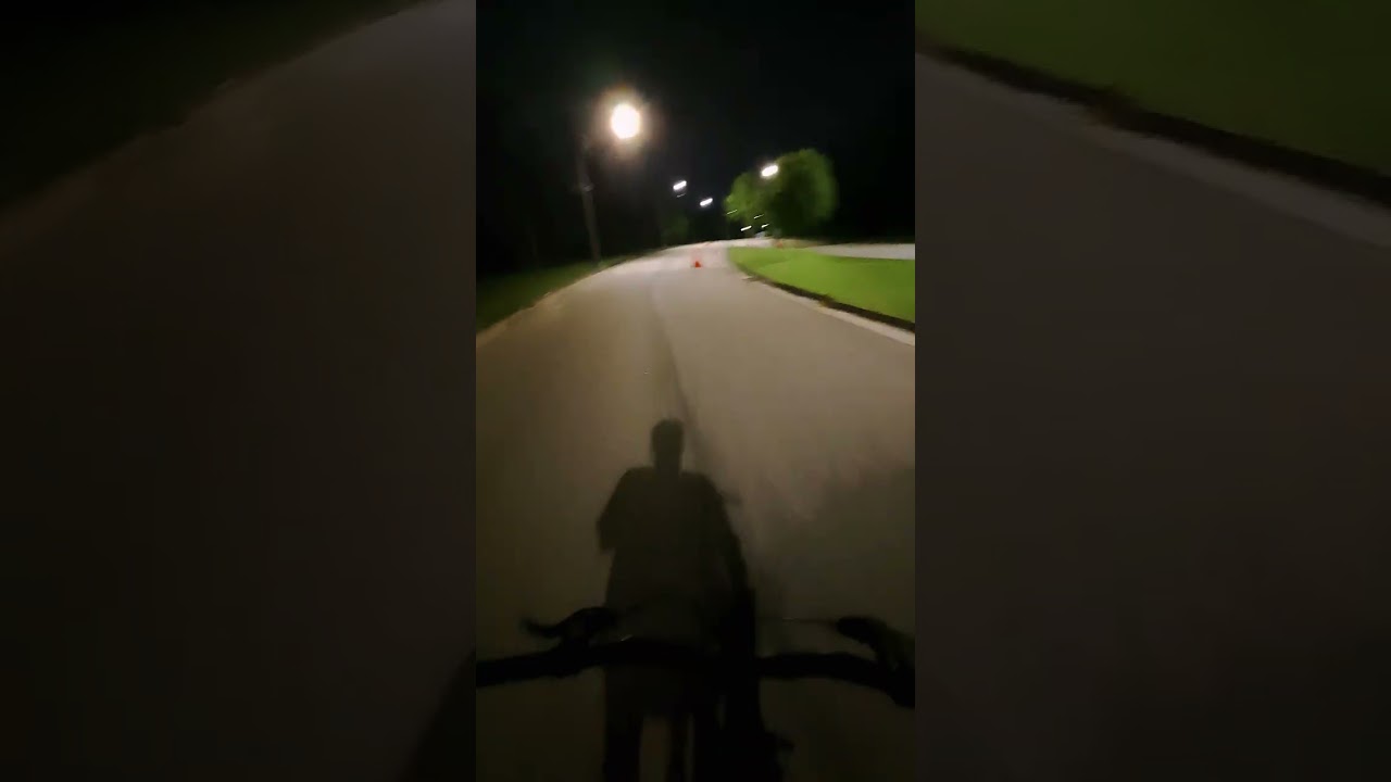 riding a bicycle without hands 