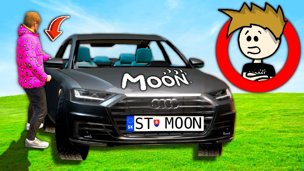 Ukradl jsem AUTO YouTubera STUDIOMOONTV v GTA 5!