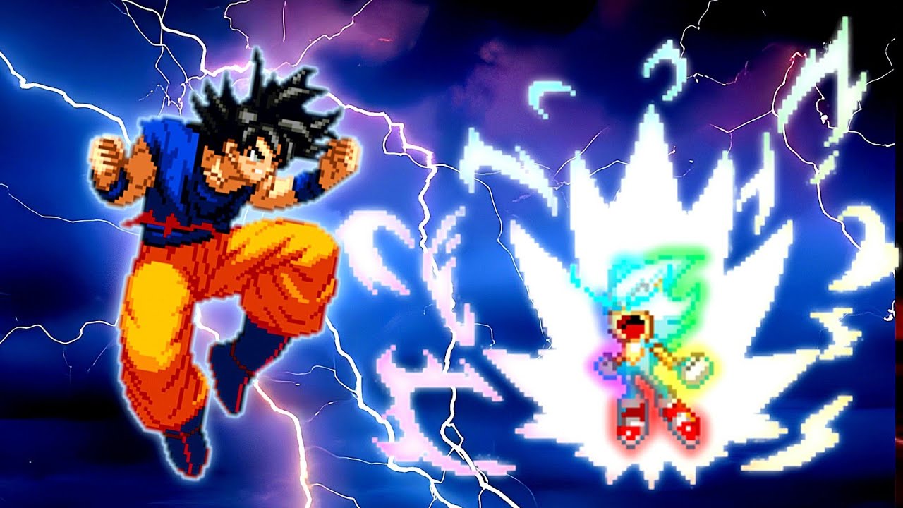 Son Goku Ultra Instinct V3.4 OP VS Sonic Chaos V4 JVL OP (all form