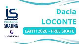 Dacia Loconte Free World Abilitysport Guttman Games Inclusive Skating 2026