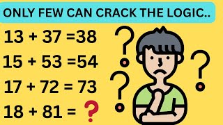18+81 =  Mathematical Logic Sequence 🧠  🤯 Logical Mathematical Reasoning #math
