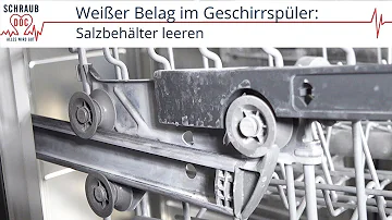 Ist Salz in der Spülmaschine schädlich?