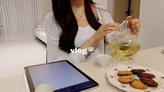 vlog | Life in August, buttered abalone and eggplant pasta after work, studio work, lunchbox