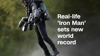 Real-life 'Iron Man' sets new world record