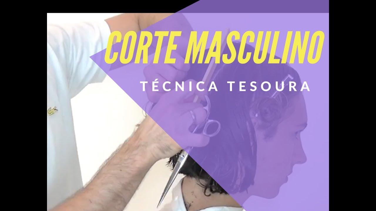 Corte masculino cabelo longo