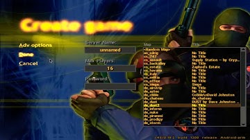 Jogando Cs 1.6 com mouse e teclado