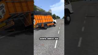 YOUNG YEAR ISUZU NKR TRUCK SWALLOWING FIGHT VS OLD YEAR ISUZU NKR TRUCK‼️👆 #shorts #bussid #memes screenshot 5