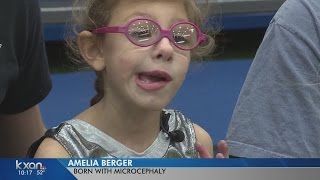 5 year old girl with Microcephaly shines while breaking barriers