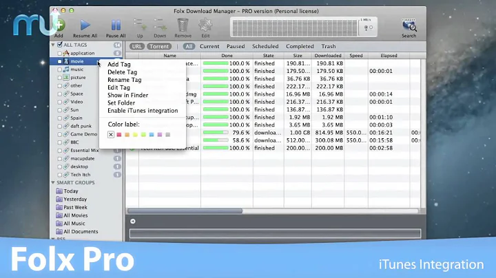 Folx Pro Screencast - MacUpdate Promo