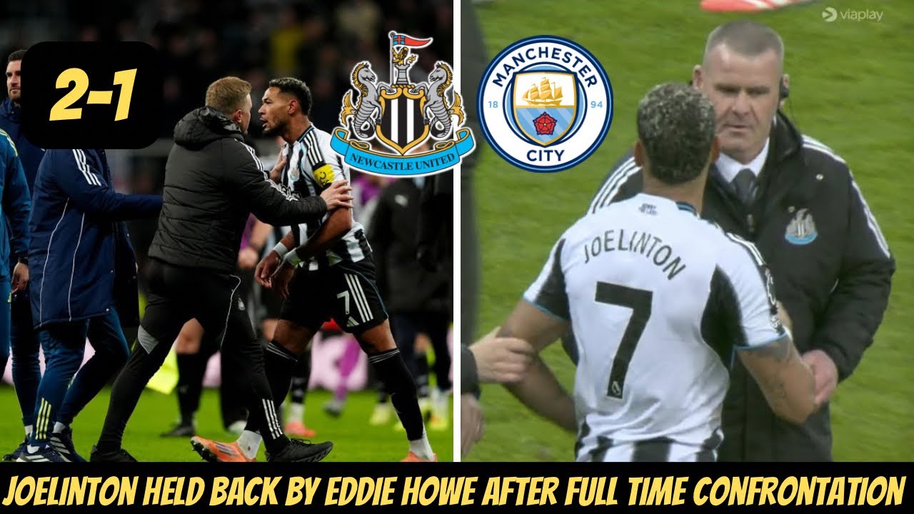 Newcastle 2-1 Manchester City vlog - JOELINTON FORCED OFF THE PITCH AFTER FULL TIME CLASH !!