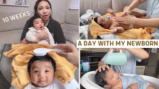 A Day with my Newborn Baby 🍼 | GDiipa New Mum Vlog