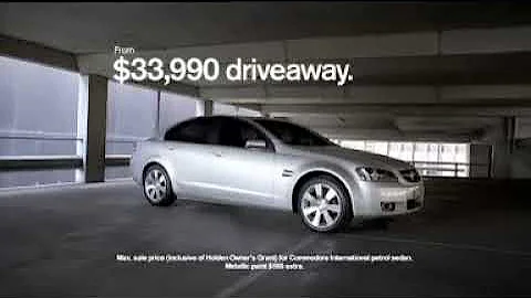 2009 Holden Commodore VE International (CAMARO SEDAN) - The Holden Owner's Grant