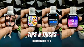 Huawei Watch Fit 4 - Tips & Tricks You Must Know.! #huaweiwatchfit4 #tipsandtricks #watchfit4