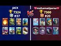 Clash Royale Top 200 - JACK vs ♥️mohamadparsa❤