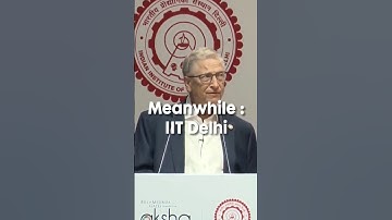 IIT Delhi Supremacy 💀 | Bill Gates IITD | #iit #billgates #iitb #iitdelhi #neet2024 #anushkasen #pw