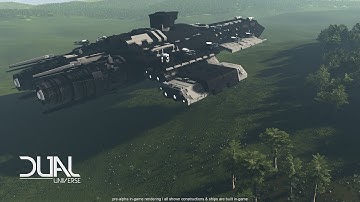 Dual Universe - Gameplay - Crafting, Space Station, Terrain Manipulation