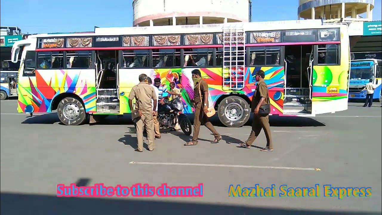 V V Prasanth And Bhubalan SMBS bus Salem New bus stand Salem to Erode