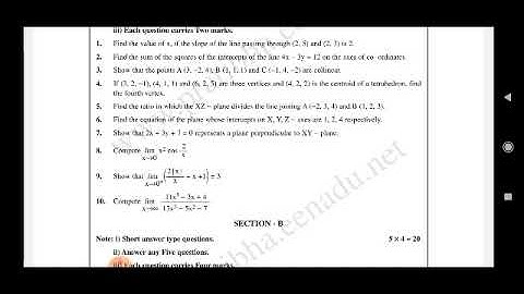 Ap inter Maths 1B Halfyearly model question paper || Class 11 Halfyearly || Imp paper ||