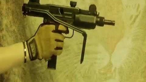 Uzi (MUZZLE FLASH TEST)