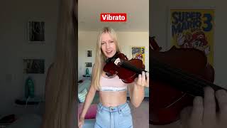 Learning vibrato on violin? #violin #vibrato