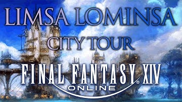 ASMR - Relaxing City Tour Around Limsa Lominsa | FINAL FANTASY XIV