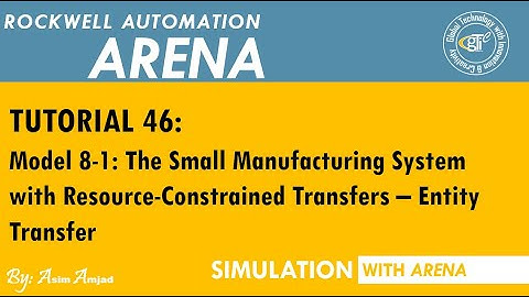 The Small Manufacturing System (Model 8-1) – Entity Transfer | Tutorial 46